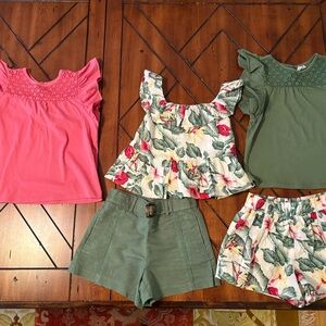 Janie and Jack vacation coordinated pieces size 8 grouping